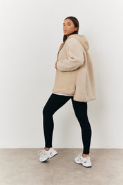 Borg Patched Quilted Jacket
