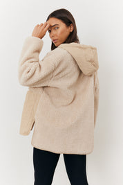 Borg Patched Quilted Jacket