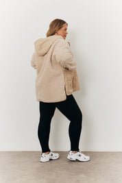 Borg Patched Quilted Jacket