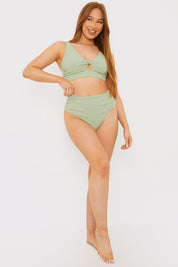 Control High Waisted Rib Bikni Bottoms