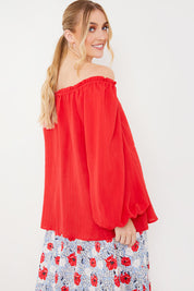 Hot Like Heather Blouse
