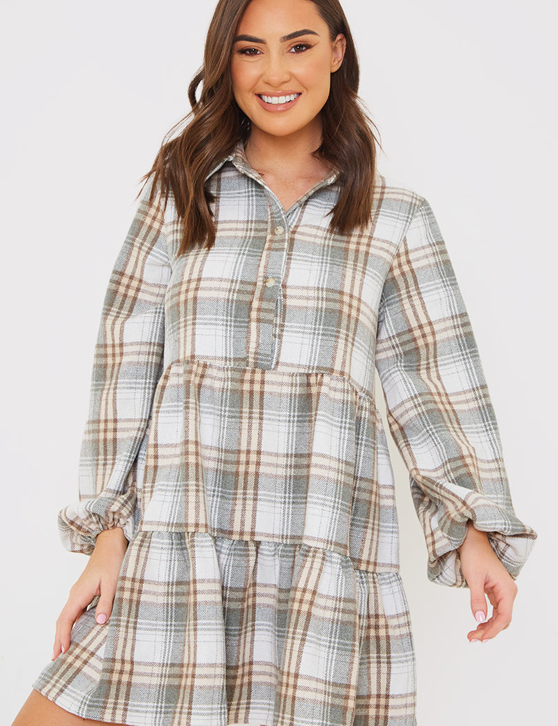Collared Smock Dress
