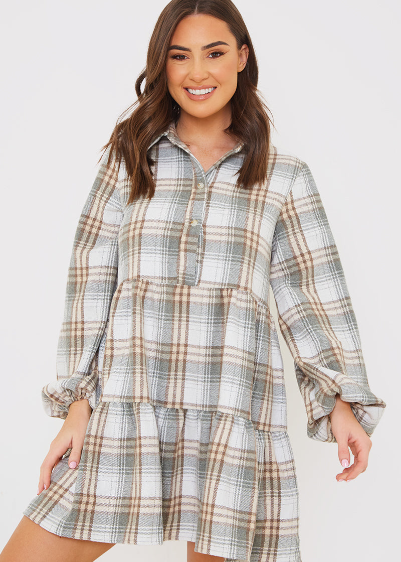 Collared Smock Dress