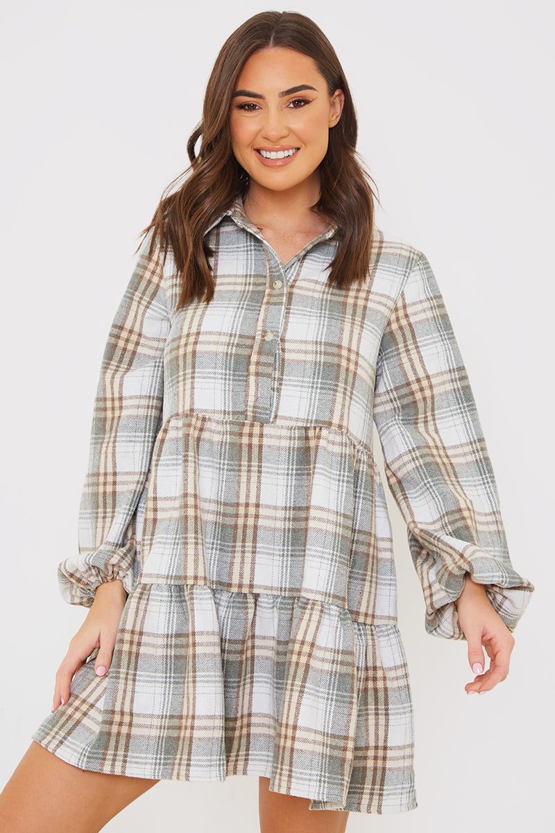 Collared Smock Dress