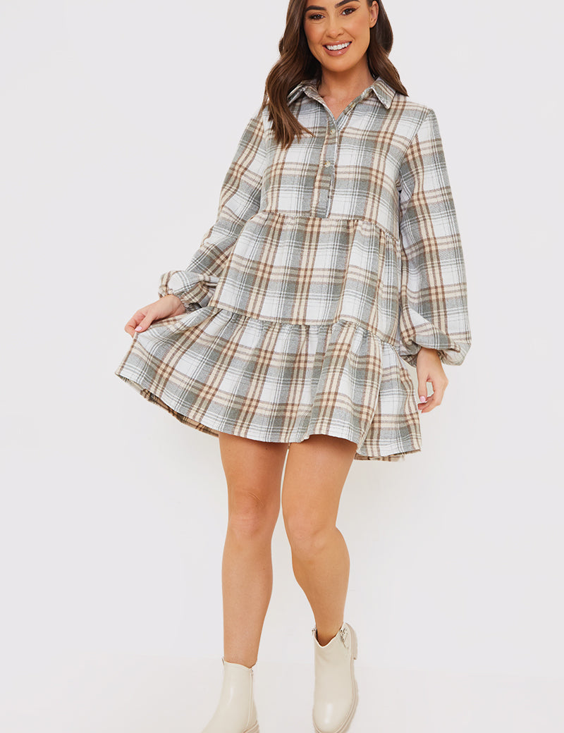 Collared Smock Dress