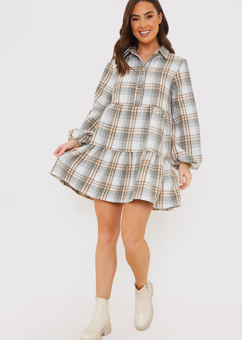 Collared Smock Dress