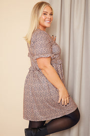 V Neck Skater Dress