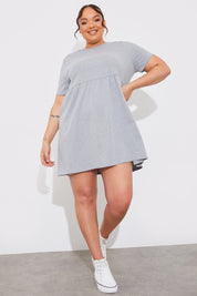 Short Sleeve Mini Smock Dress