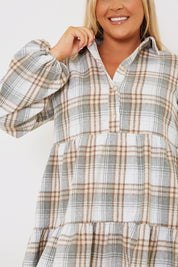 Collared Smock Dress