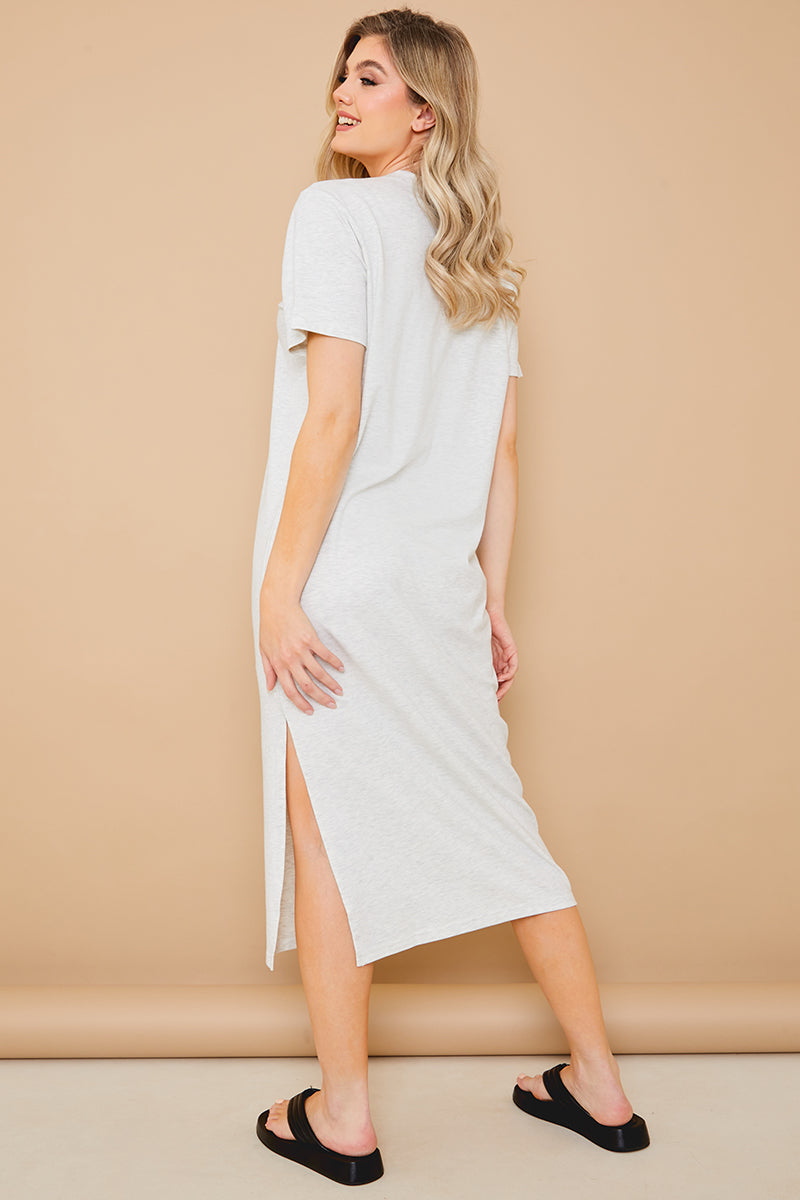 Tシャツ ドレス ENJOY HYDE T-SHIRT DRESS jbstyle.×DRESS コラボロングTシャツ 4XLサイズ
