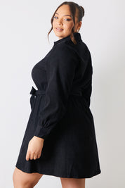 Corduroy Shirt Dress