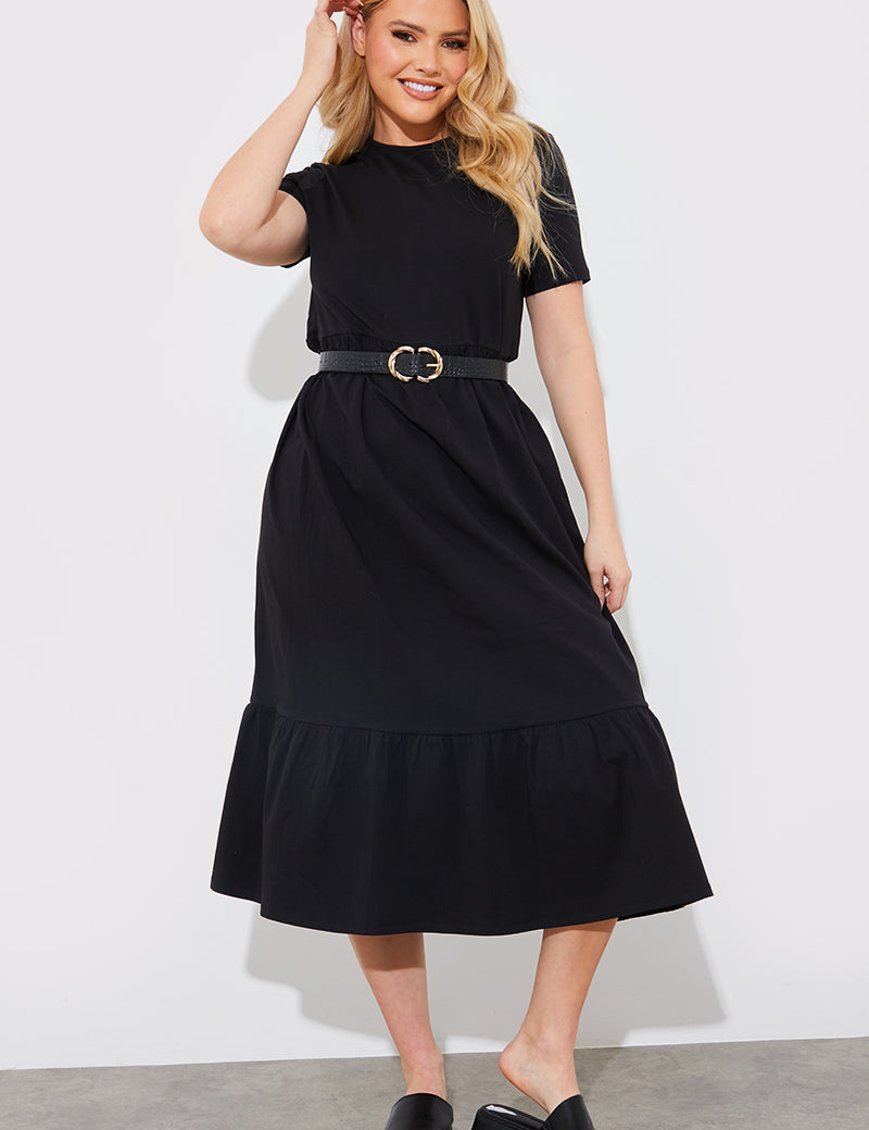 Smock Midaxi T-Shirt Dress