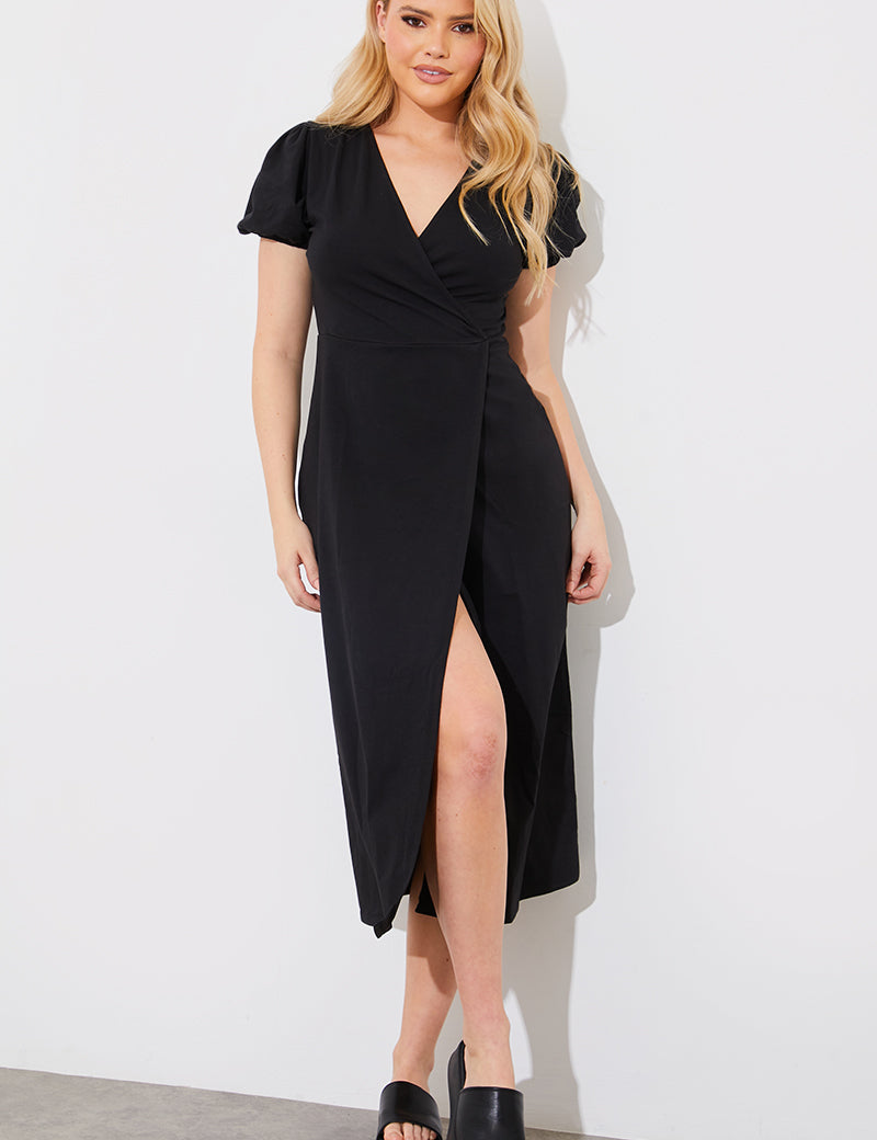Wrap Midaxi Dress