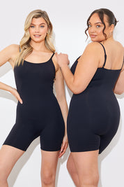 Contour Built-In Bra Strappy Short Leg Unitard