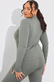 Soft Touch Zip Through Jacket 