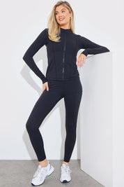 Soft Touch Zip Through Jacket 