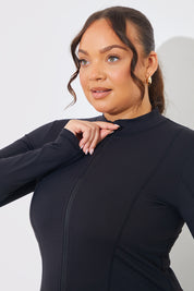 Soft Touch Zip Through Jacket 