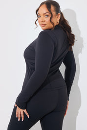Soft Touch Zip Through Jacket 