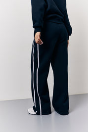 Navy Fits Wide Leg Jogger