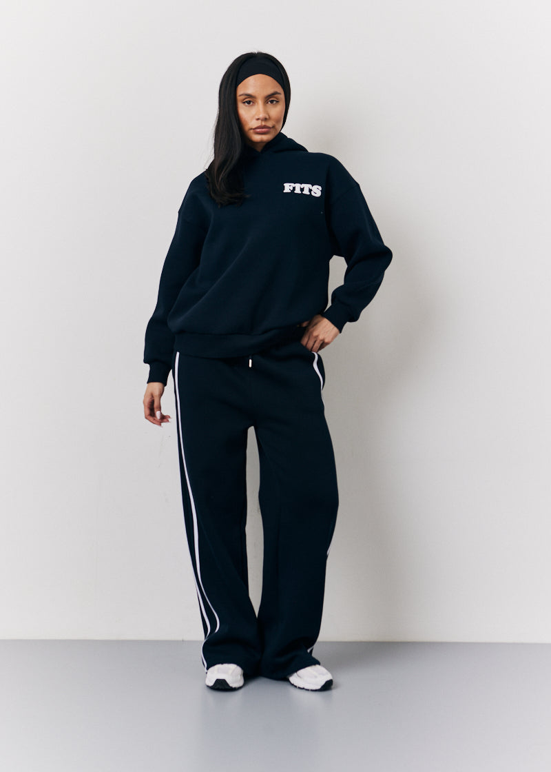 Navy Fits Wide Leg Jogger