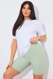 High Waisted Scuplt and Control Cycling Shorts