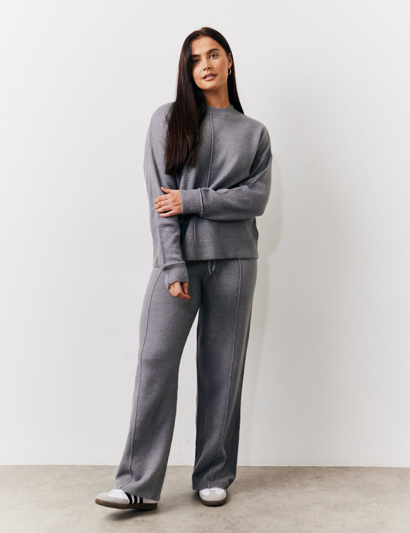 Seam Front Knit Co-Ord Jumper