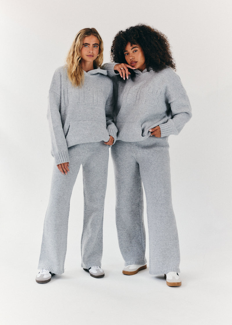 Knitted Wide Leg Co Ord Trouser