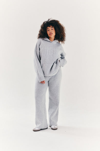 Co-Ord Lenin Long Sleeve Shirt & Wide Leg Trousers - Brown
