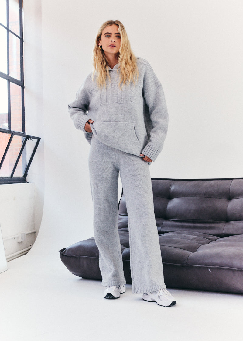 Knitted Wide Leg Co Ord Trouser