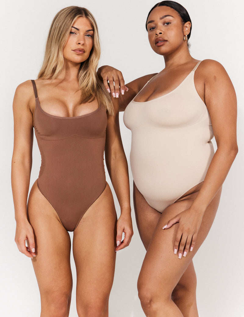Seamless Strappy Snatched Shapewear Bodysuit