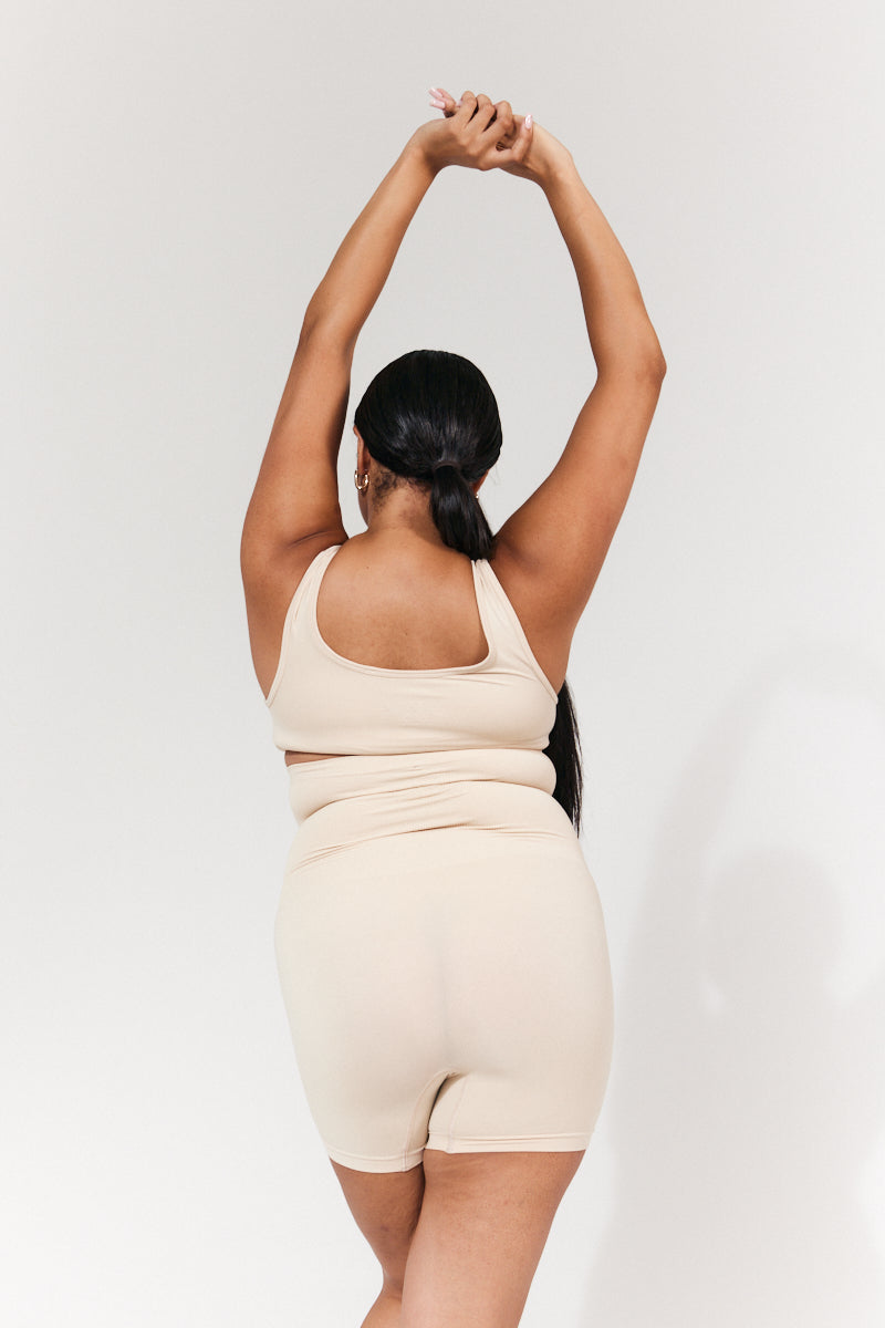 Seamless Snatched Scuplting Chafing Short