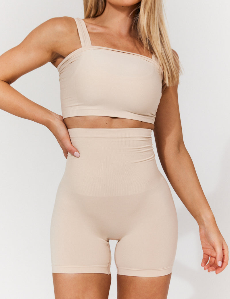 Seamless Snatched Scuplting Chafing Short