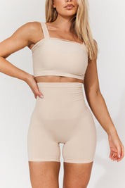 Seamless Snatched Scuplting Chafing Short