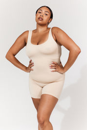 Seamless Scoop Neck Snatched Shapewear Top
