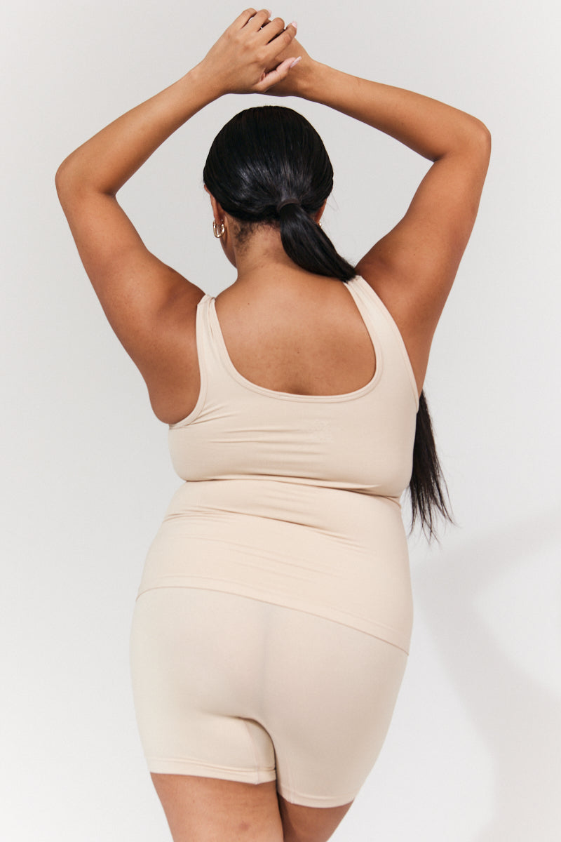 Seamless Scoop Neck Snatched Shapewear Top