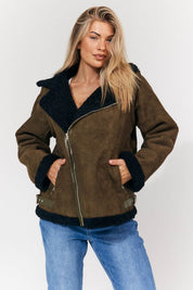 2 in 1 Aviator Coat/Gilet - InTheStyle