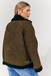 2 in 1 Aviator Coat/Gilet - InTheStyle