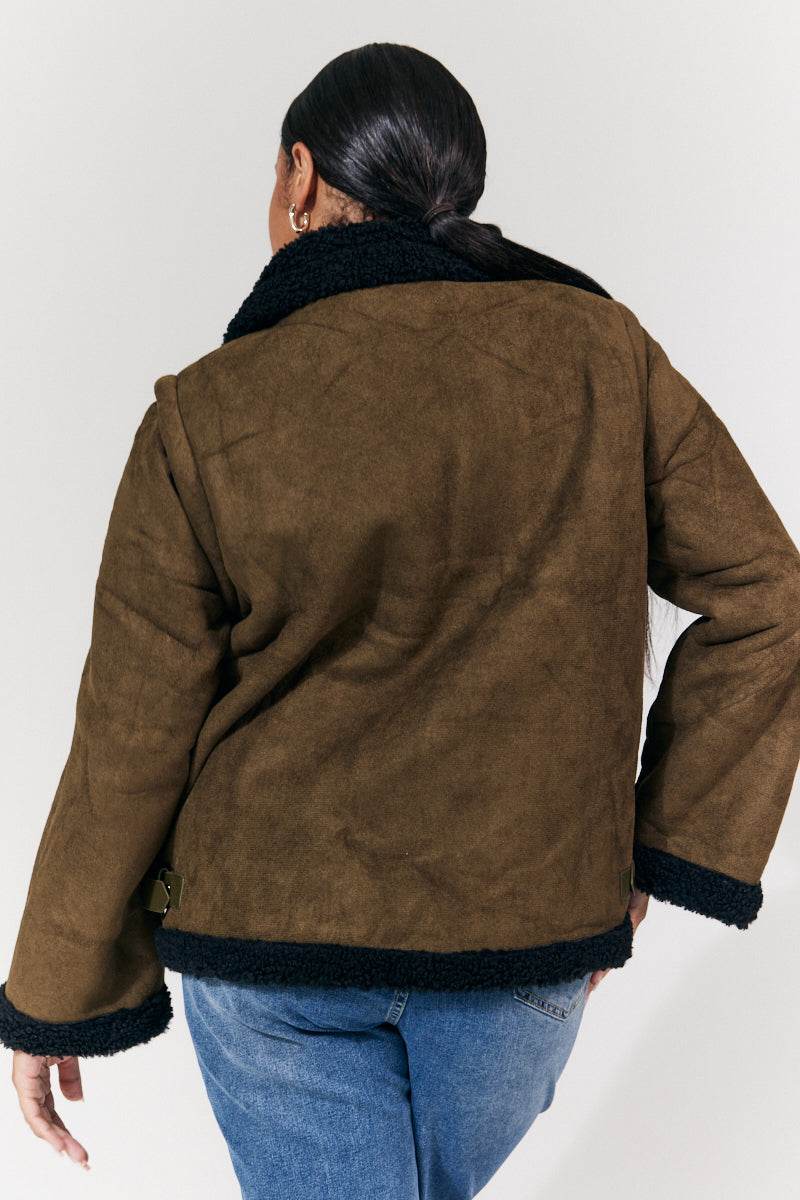 2 in 1 Aviator Coat/Gilet - InTheStyle