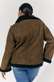 2 in 1 Aviator Coat/Gilet - InTheStyle