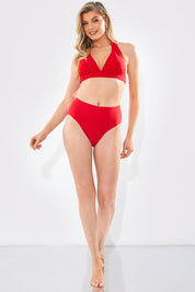Sculpt And Control High Waist High Leg Bikini Bottom