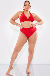 Sculpt And Control High Waist High Leg Bikini Bottom