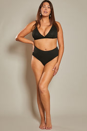 Contour Rib High Waist High Leg Bikini Bottom