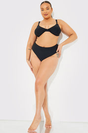 Sculpt Ring Detail Underwire Bikini Top