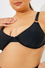 Sculpt Ring Detail Underwire Bikini Top
