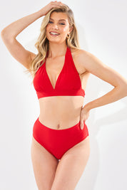 Sculpting Halter Neck Bikini Top