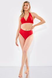 Sculpting Halter Neck Bikini Top
