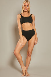 Contour Rib Square Neck Bikini Top