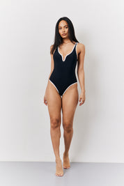 Black U Bar Swimsuit