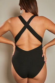 V-Neck Control Swimsuit