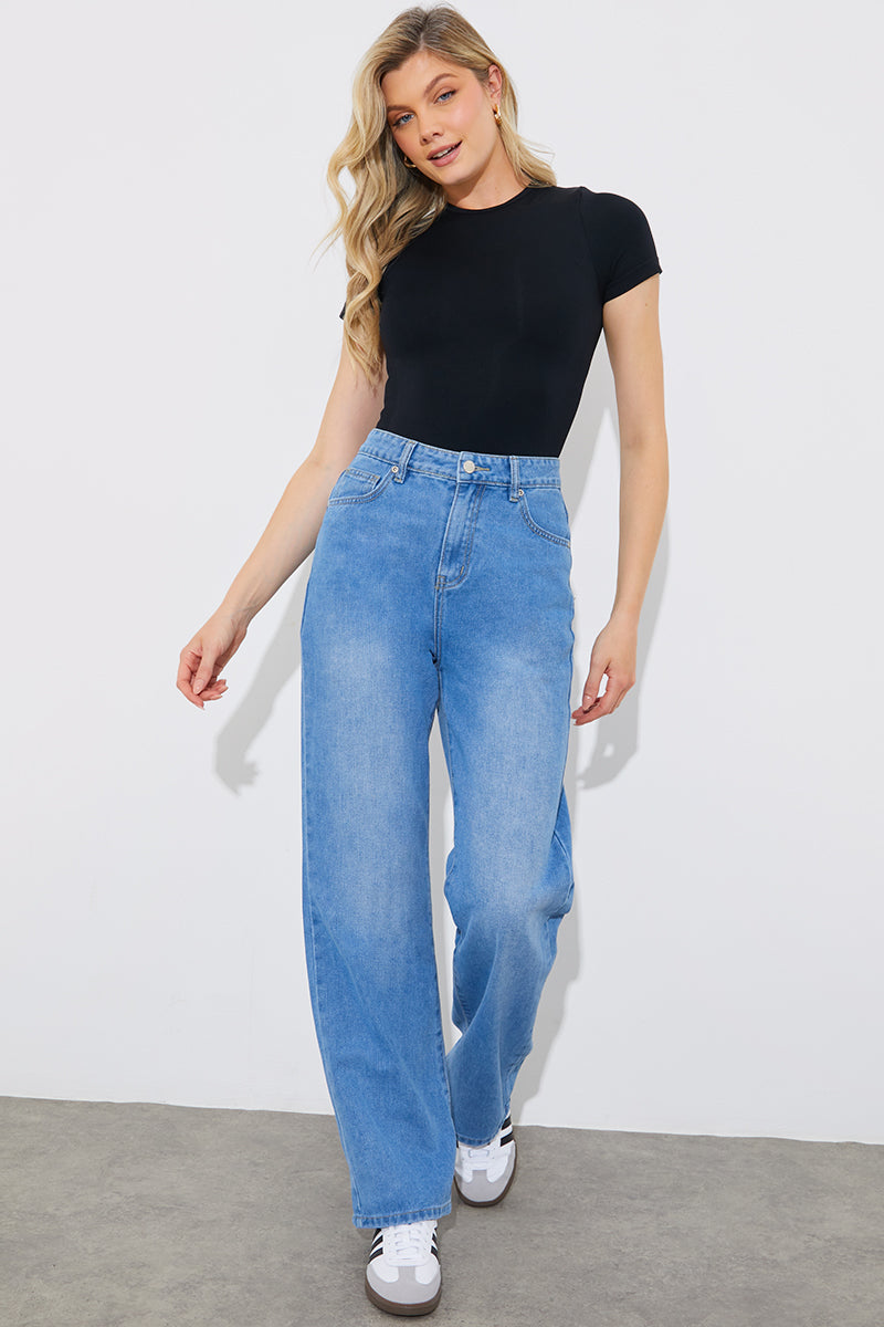 Crew Neck Short Sleeve Shaping Bodysuit
